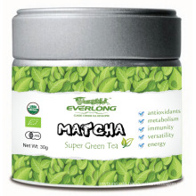 Matcha Super Grüner Tee Pulver Japanischer Stil 100% Bio EU Nop Jas Zertifizierter Kleiner Auftrag Verfügbar (T1)